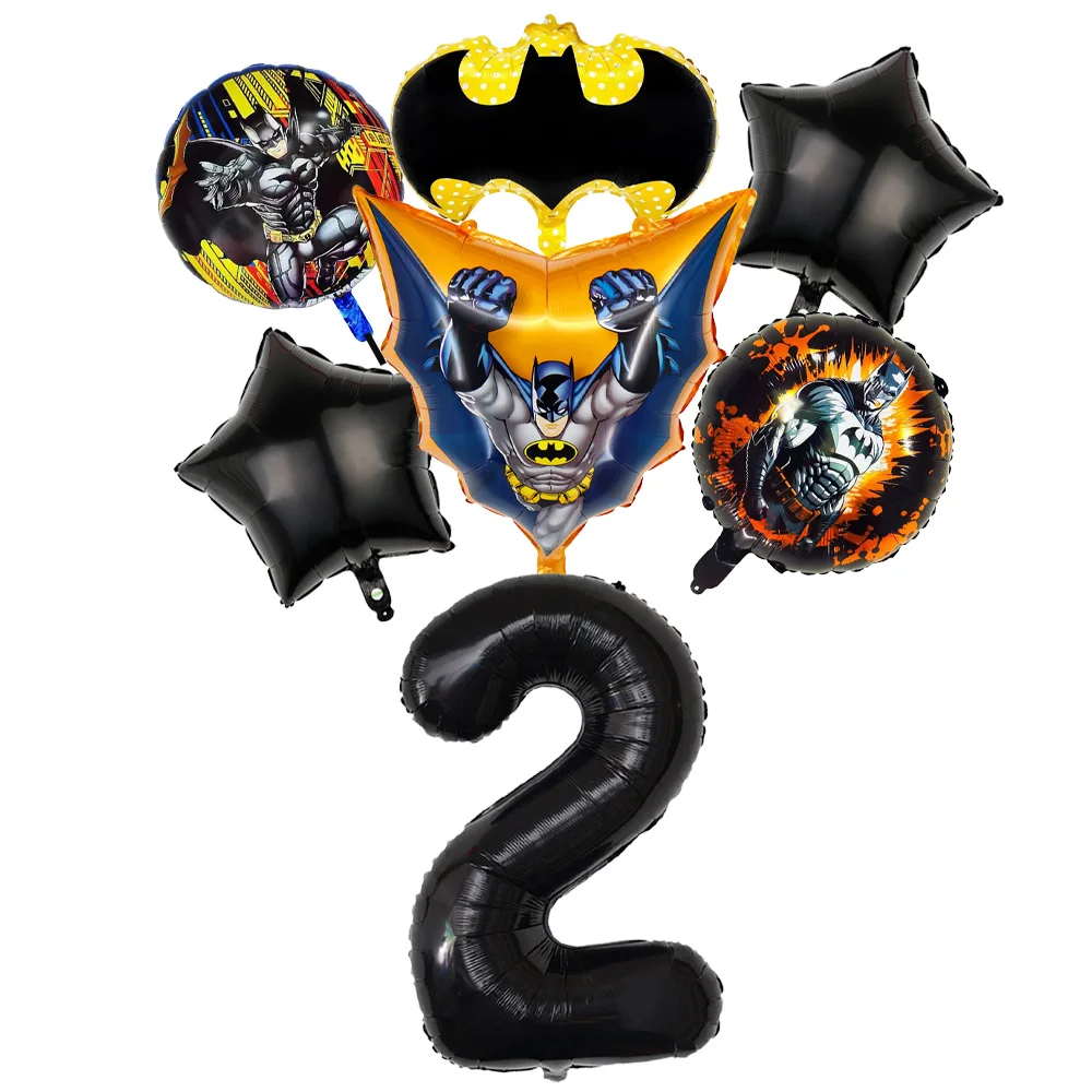 Hero Bats Geburtstagsdekorationen Fledermaus-Mann Themenparty-Zubehör Fledermaus-Luftballons Kindergeburtstagsgeschenke Babyparty-Zubehör – Detail 20