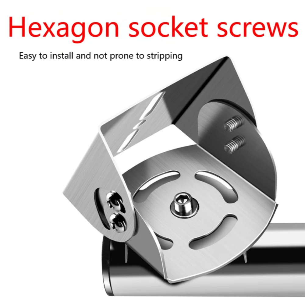 Secure L Shape CCTV Mount Made of 304 Stainless Steel with 360 Degree Rotation and Theft Resistant Locking Design