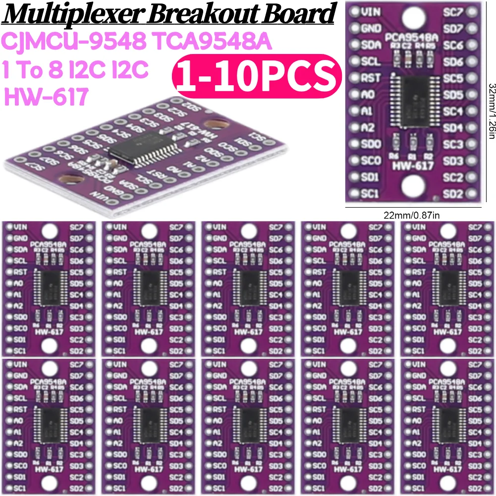 

CJMCU-9548 TCA9548A От 1 до 8 модулей I2C I2C, макетная плата мультиплексора IIC, коммутационная плата для модулей цепи Arduino