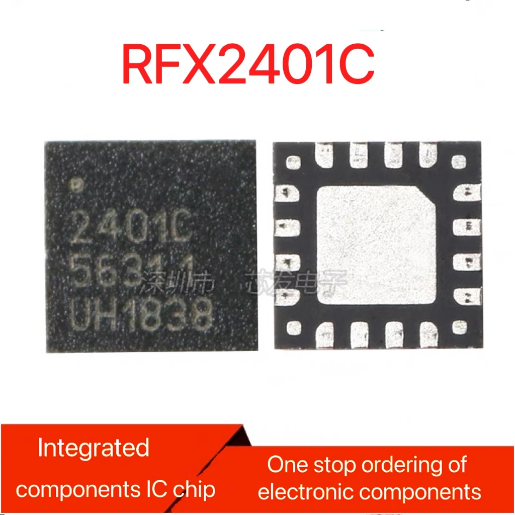 Original genuine RFX2401C QFN-16 2.4GHz ZigBee/ISM wireless transceiver chip IC