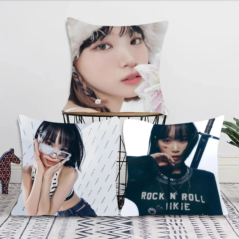 Kim Chae Won Kpop Pillow Case Square Pillow Bedroom Sofa Leisure Comfort Cushion Car Living Room Home Decoration