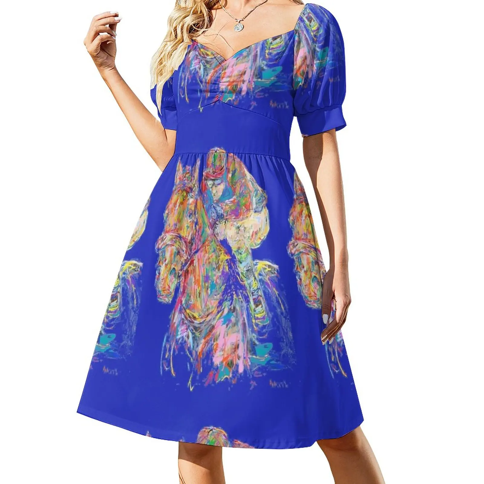 

Blue rider Sleeveless Dress dresses women summer 2023 luxury evening dresses for women 2023 Woman dresses