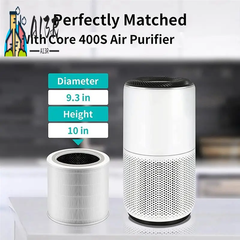 

A13R-Parts Accessories Filter For LEVOIT Core 400S Air Purifiers H13 True HEPA And Activated Carbon Filter Core400s-RF