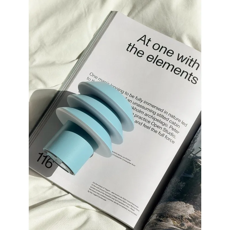 Portable Wireless Desk Lamp Korean Nordic Night Light Bedroom Study Bedside Atmosphere Desk Lamp