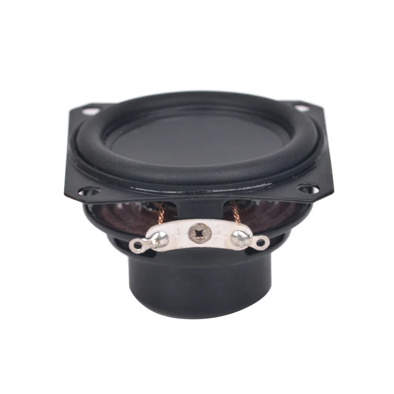 2pcs 45MM 4 Ohm 10W 19 Core Audio Full Range Speaker Unit Square Rubber Edge 7 Level Waterproof Neodymium Magnetic Loudspeaker