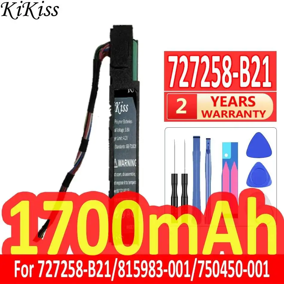 For HP MC96 for Array P440 P440AR P441 P840 P840AR P841 Long-Lasting Performance 727258-B21 1700mAh for Smart Storage Battery