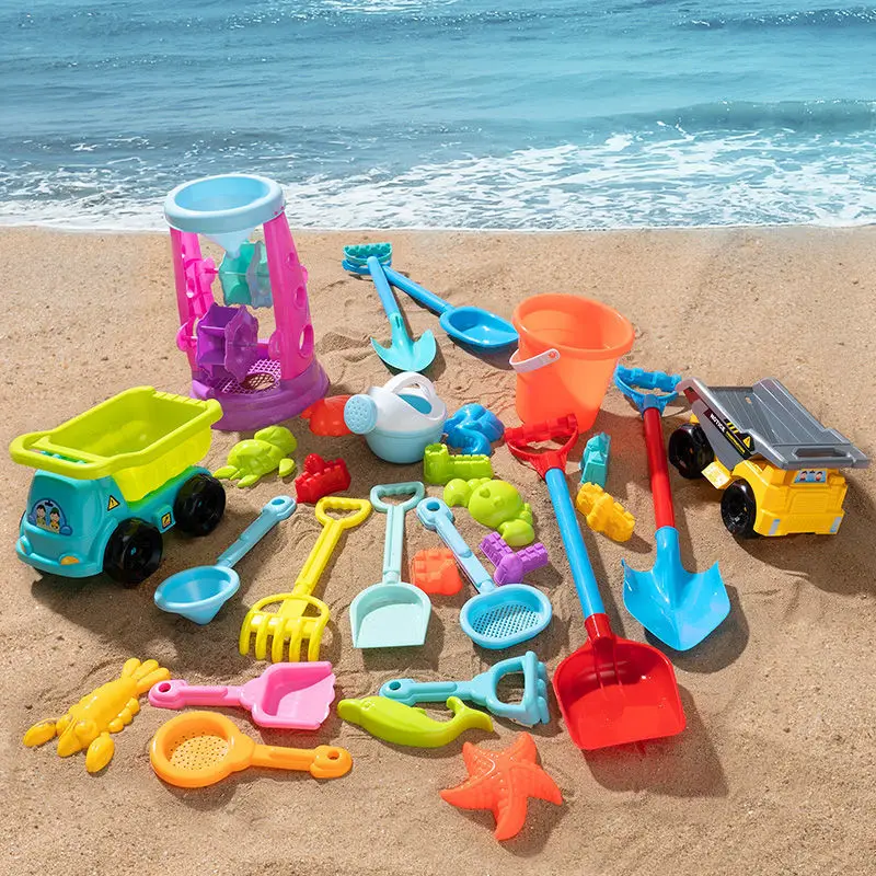 

Summer Beach Sand Play Toys for Kids SandBox Set Kit Water Toys Sand Bucket Pit Tool Outdoor Toys for Children Boy Girl Gifts