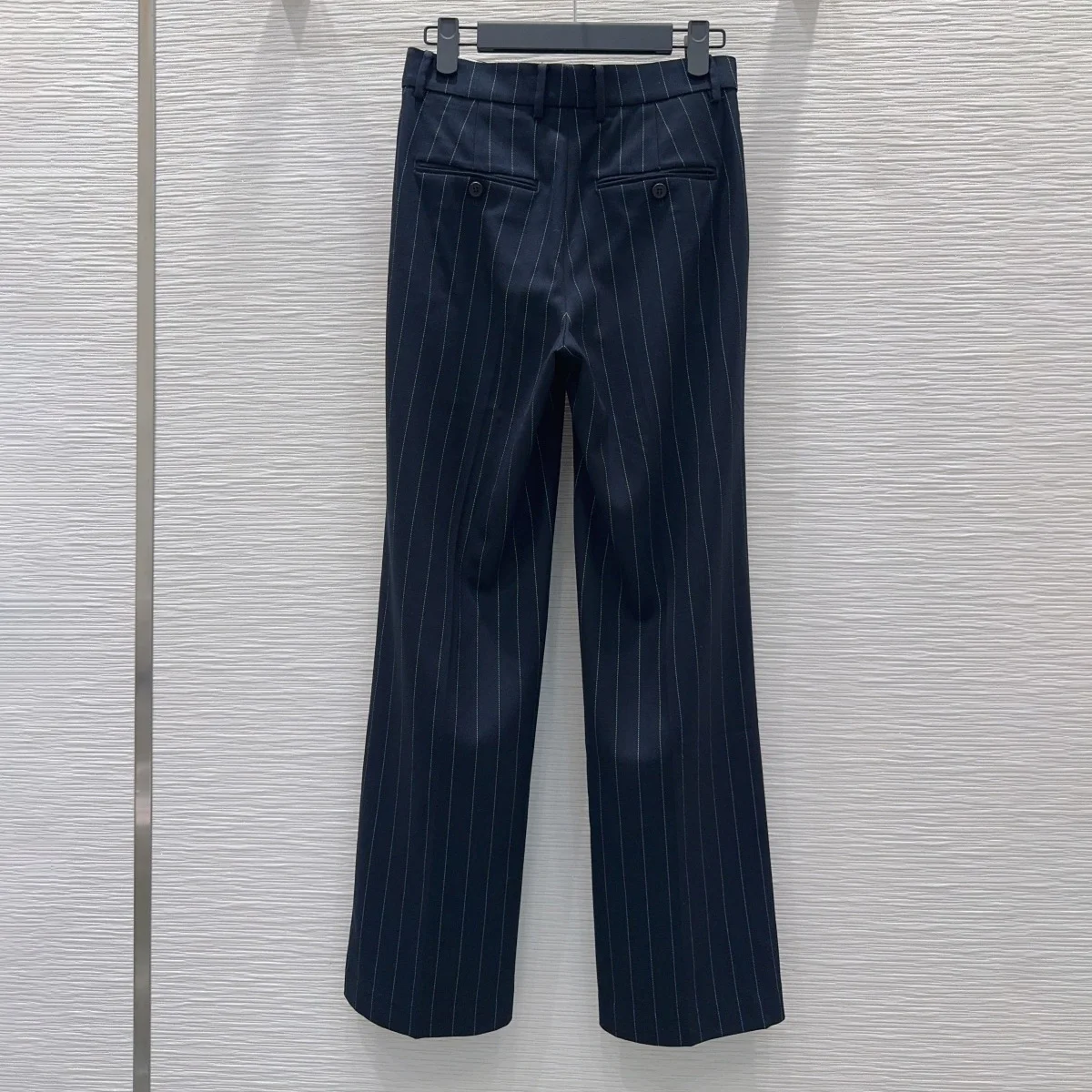 High Quality Women Striped Flare Trousers, High Waist Straight Micro Flare Pants lyt2610722