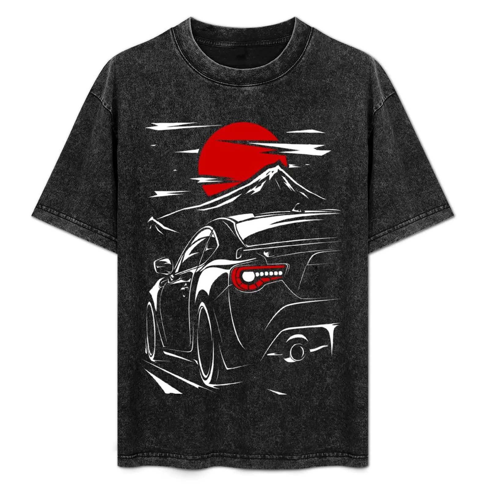 

GT86 Hachiroku T-Shirt Basic Solid Color Short Sleeve Cotton Top