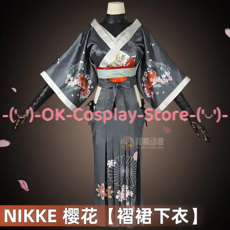 NIKKE The Goddess of Victory Sakura Cosplay Costume Women Sexy Kimono Suit Party Lingerie Halloween Carnival Uniform Custom Made