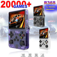 R36S Handheld Game Console 3.5 inch IPS Screen 64G Linux Portable Video Games Player Open Source System Arcade Retro Games