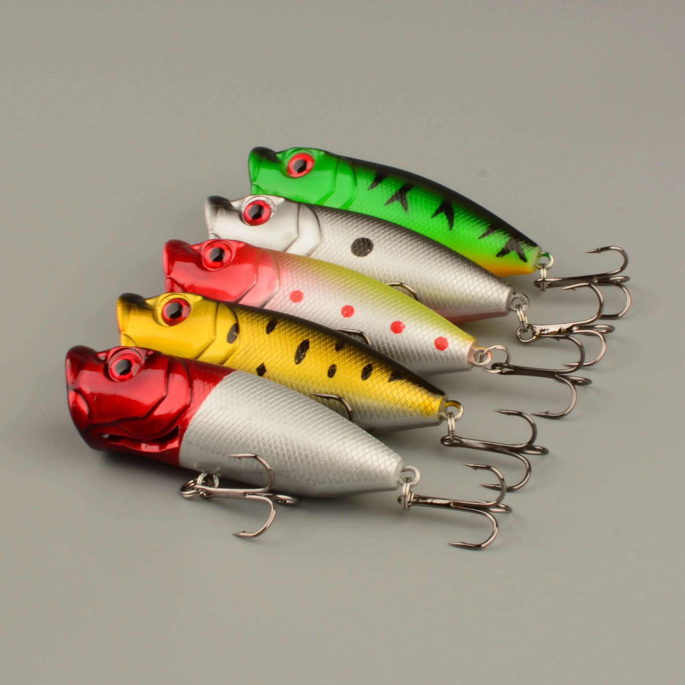 Señuelo Biónico Popper 7.2cm – Cebo Duro con Cuentas Sonoras - imagen 5