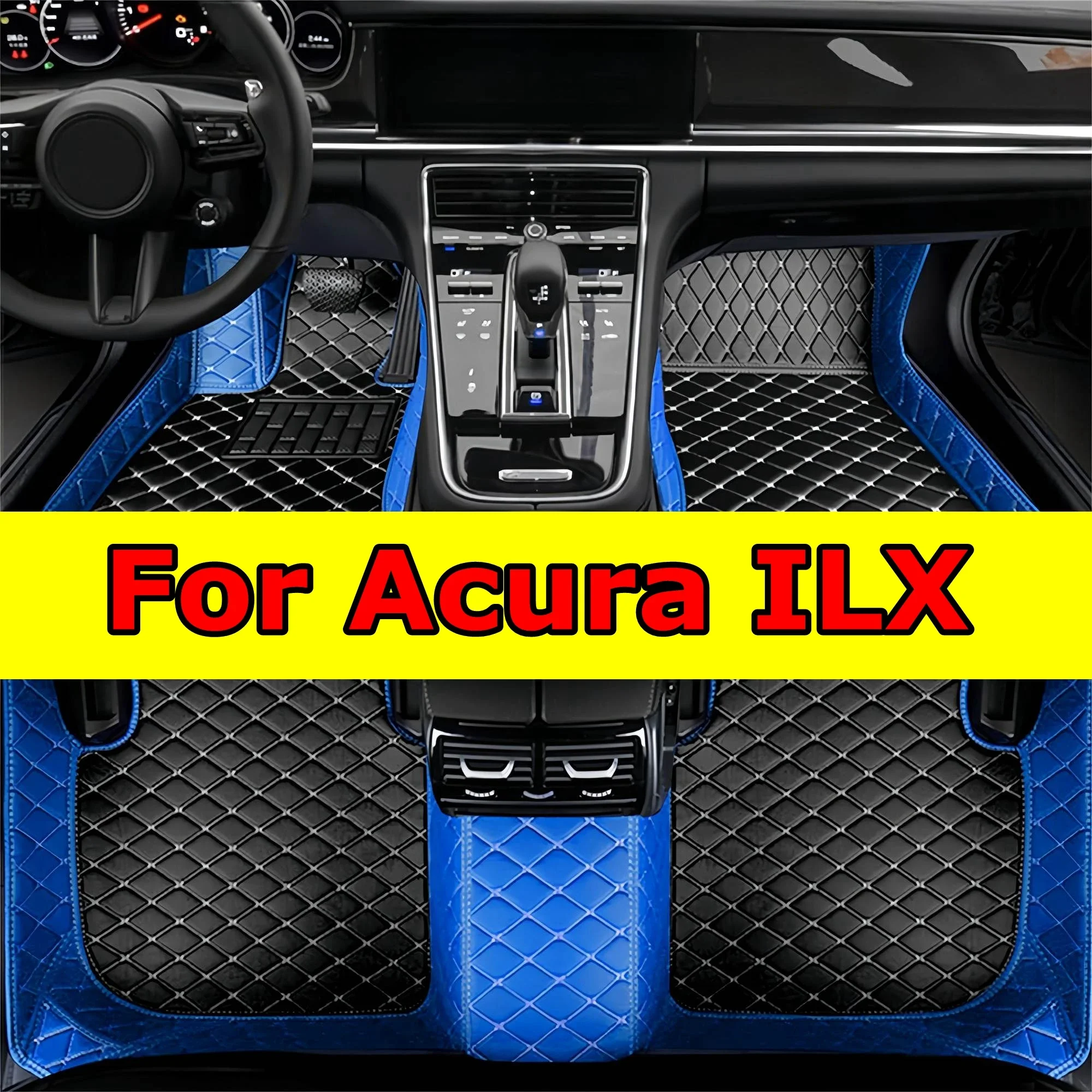 

Custom Car Floor Mats for Acura ILX 2012 2013 2014 2015 2016 2017 2018 2019 Waterproof Coverage Floor Liners Leather Cover Car