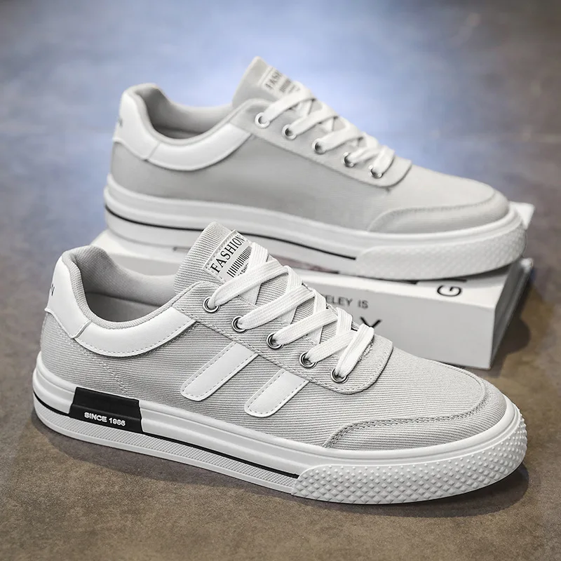 

Новинка 2023 года, универсальная модная парусиновая обувь, удобная повседневная обувь на мягкой подошве, модная повседневная мужская обувь, Zapatillas Hombre