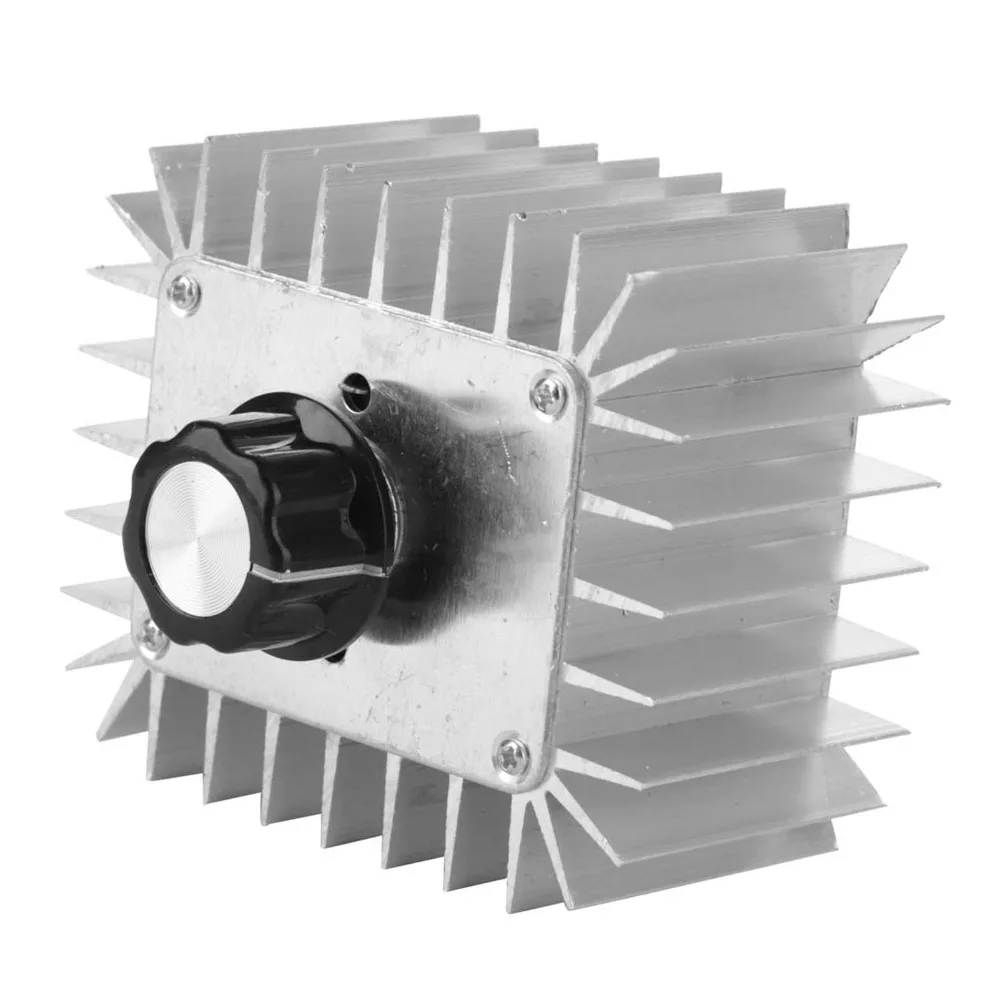 التيار المتناوب 220 فولت 5000 واط SCR الجهد المنظم تنظيم السرعة يعتم باهتة ترموستات قابل للتعديل وحدة تحكم الطاقة