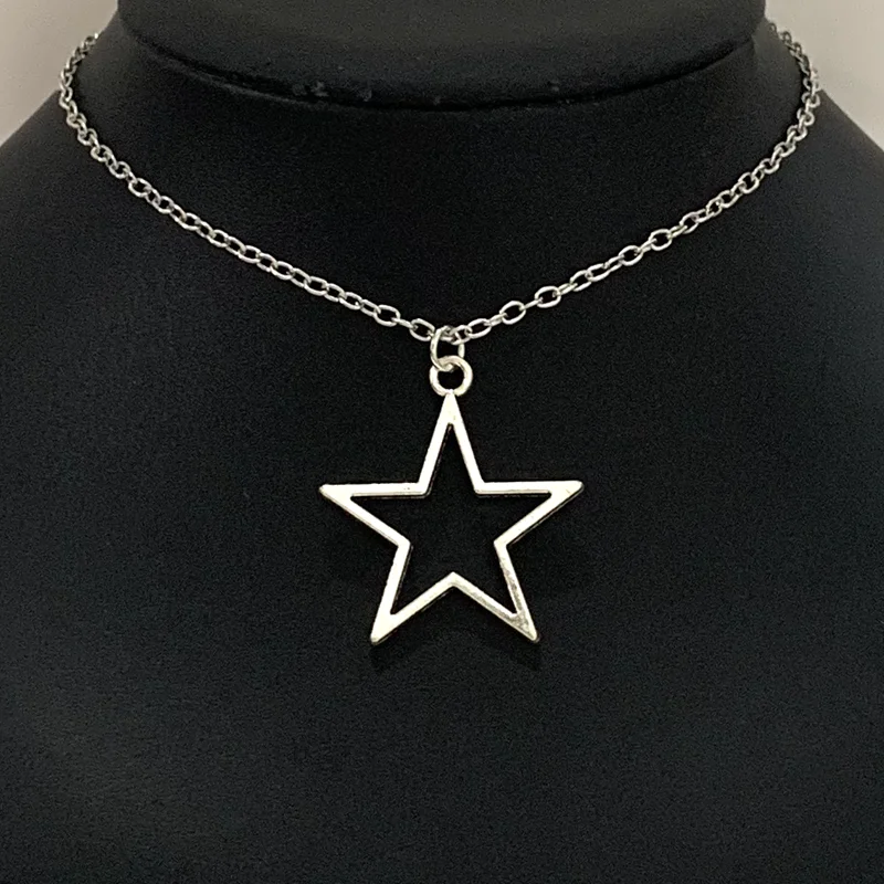 Модное-простое-винтажное-ожерелье-под-старину-серебряного-цвета-36x3-мм-женское-колье