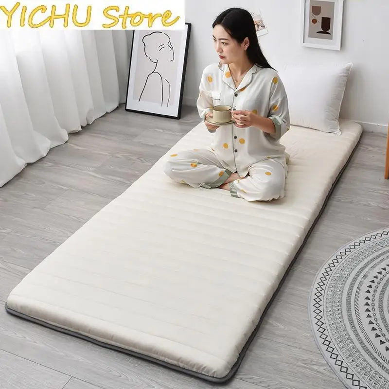 New Student Mattress Single Dormitory Soft Mattress Household Sponge Mattress Folding Floor Sleeping Mattress Tatami