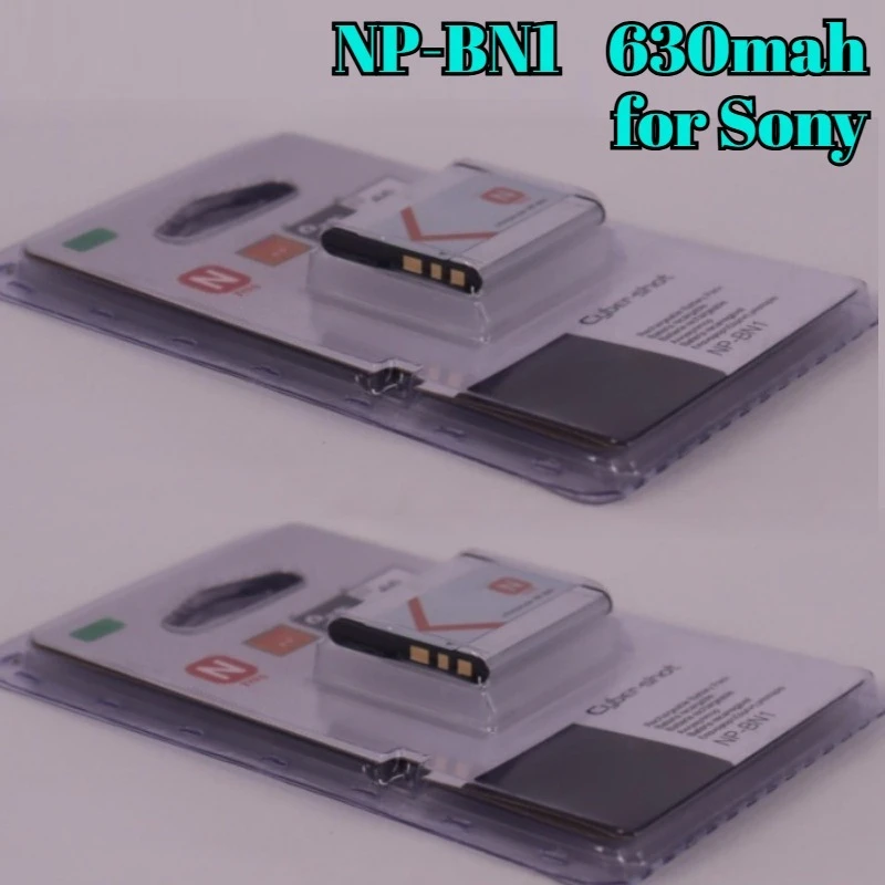 NP-BN1 Battery 630mAh Full Decode for Sony Cyber-shot DSC-W510 W520 W530 W550 W560 W570 W580 W590 Digital Camera
