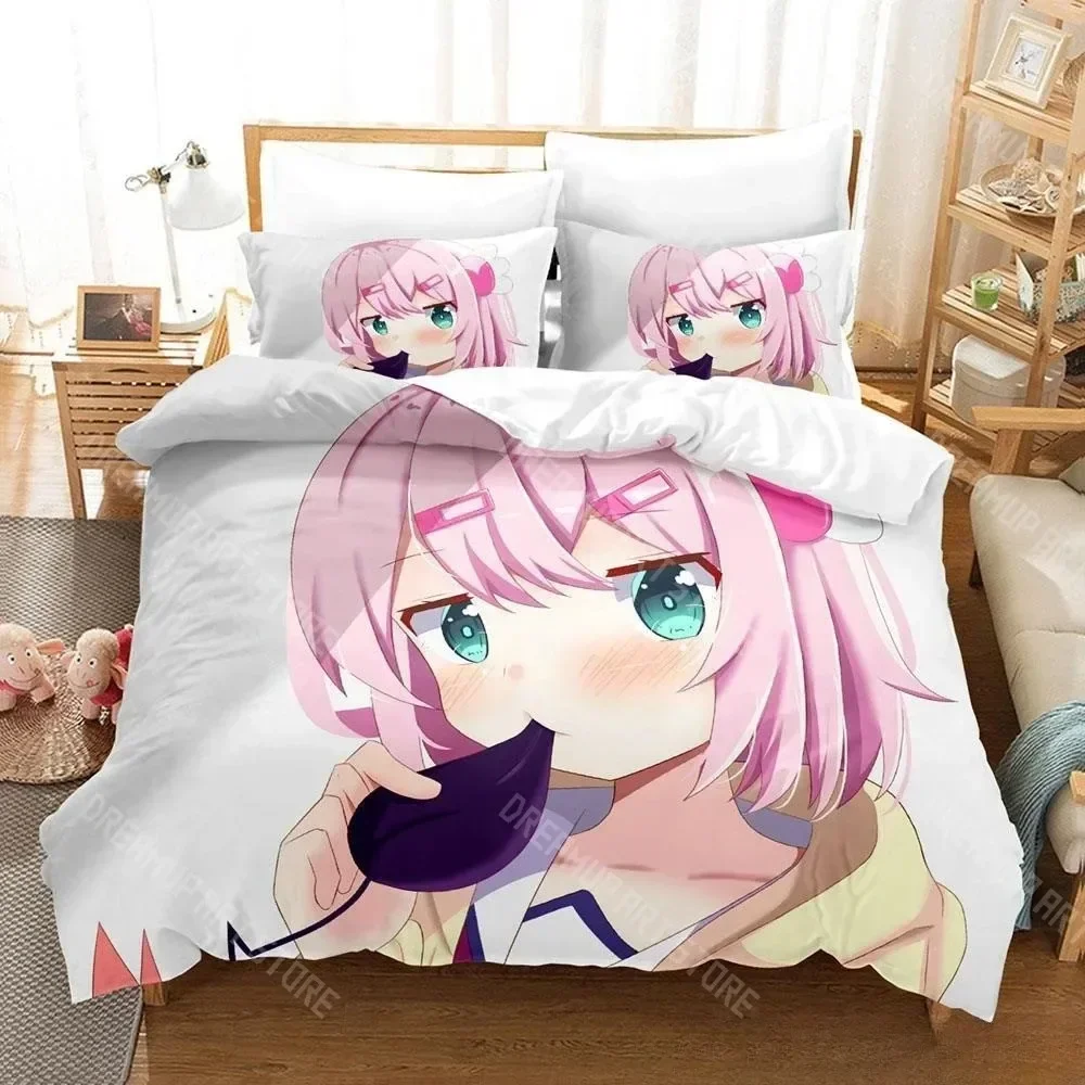 Exquisite 3D Print The Demon Girl Next Door Bedding Set Single Twin Full Queen King Size Bed Set Adult Kid Bedroom Duvetcover Se