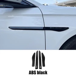 ABS Carbon Fiber/ABS Black Interior decoration Accessories For BYD Seal DMI 2023 2024 Car Door Side Blade Badge Sticker