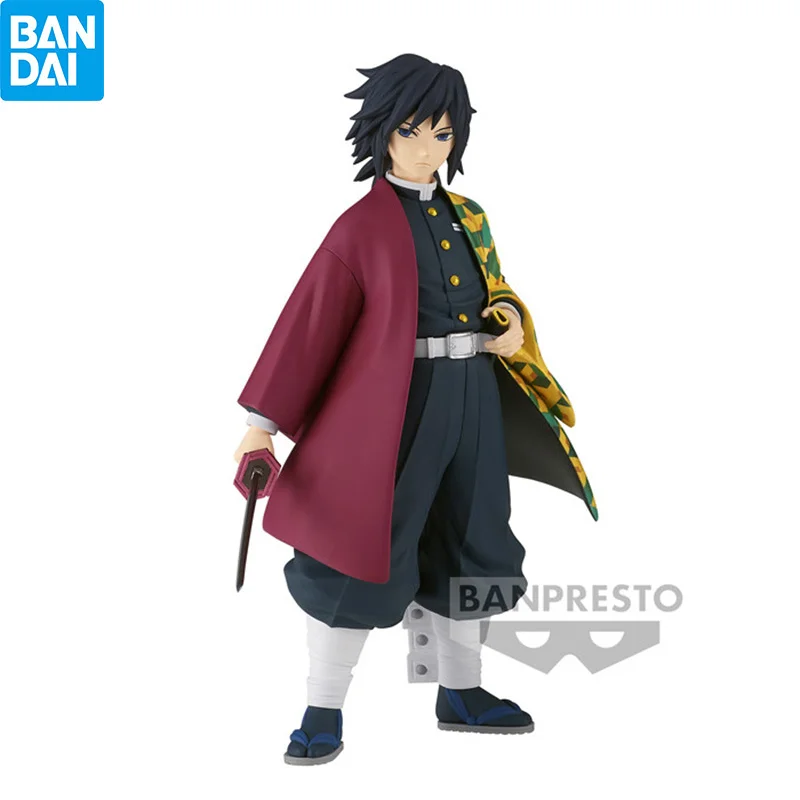 

Оригинальная фигурка Bandai Demon Slayer Tomioka Giyuu 17 см из ПВХ аниме, экшн-модель, игрушки в подарок