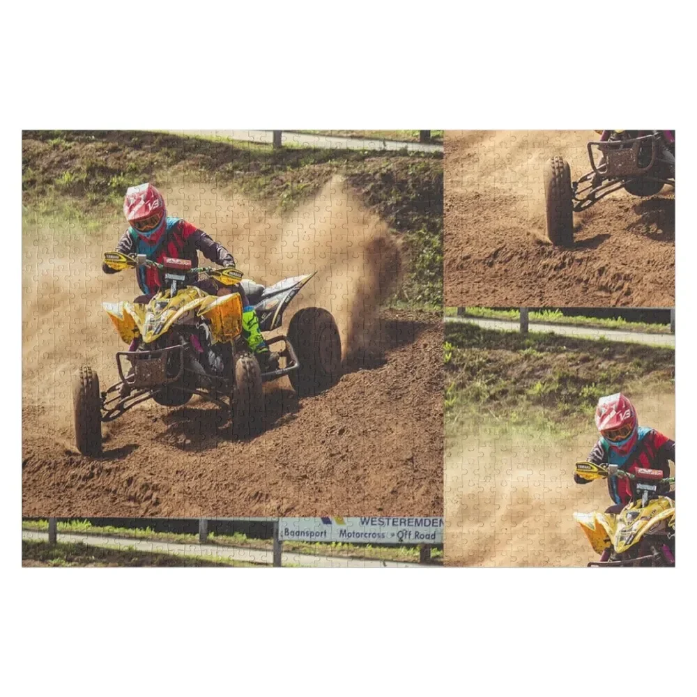 

Quad 4 wheeler ATV Racing Jigsaw Puzzle Wooden Compositions For Children Photo Custom Wooden Boxes Custom Puzzle