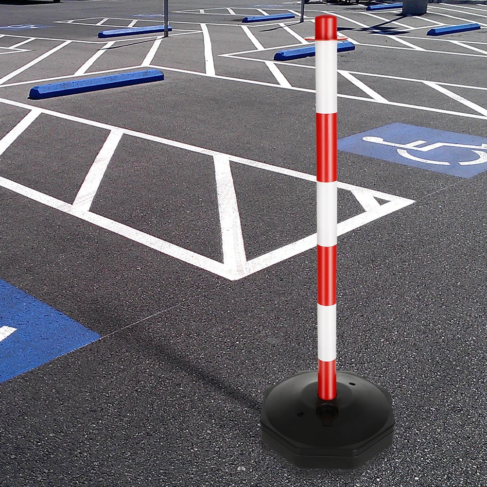 2Pcs Traffic Delineator Posts Bright Yellow Driveway Guard Parking Cones for Driver Training Garage Parking Assist Road Safety