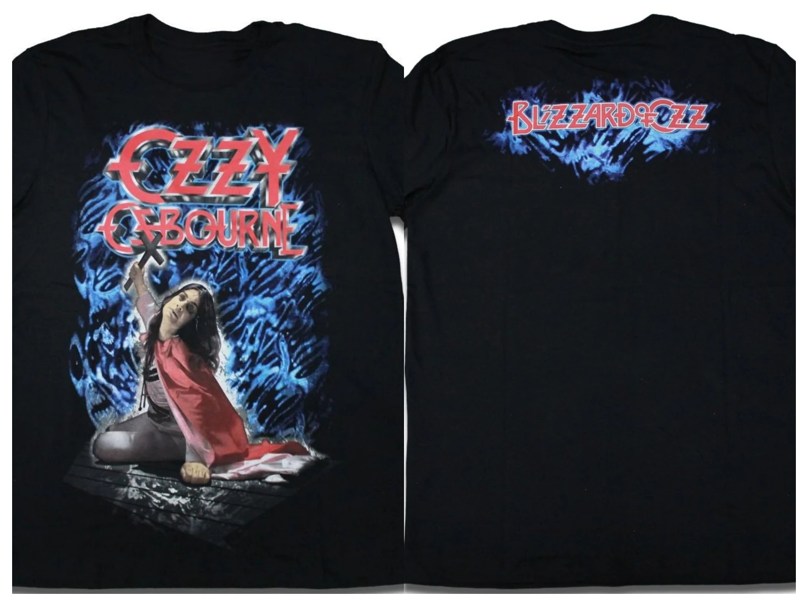 Ozzy Osbourne 1948-2025 الصلاة الراحة في السلام أمير الظلام تي شيرت قصير الأكمام قميص للجنسين الرجال والنساء أفضل تيز