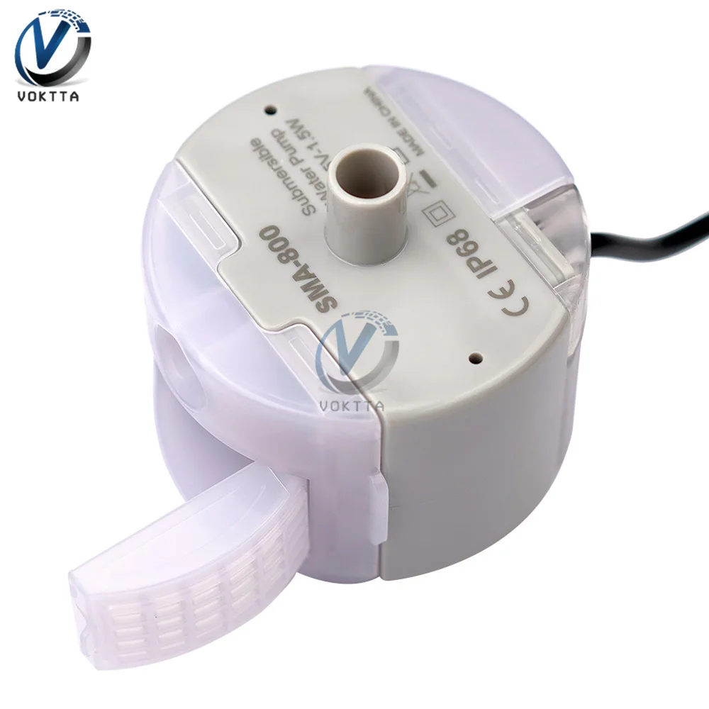 DC5V/1A USB Water Pump DIY Water Dispenser Fountain Filter LED Replacement Pump Stainless Steel Water Fountain Pump Filter