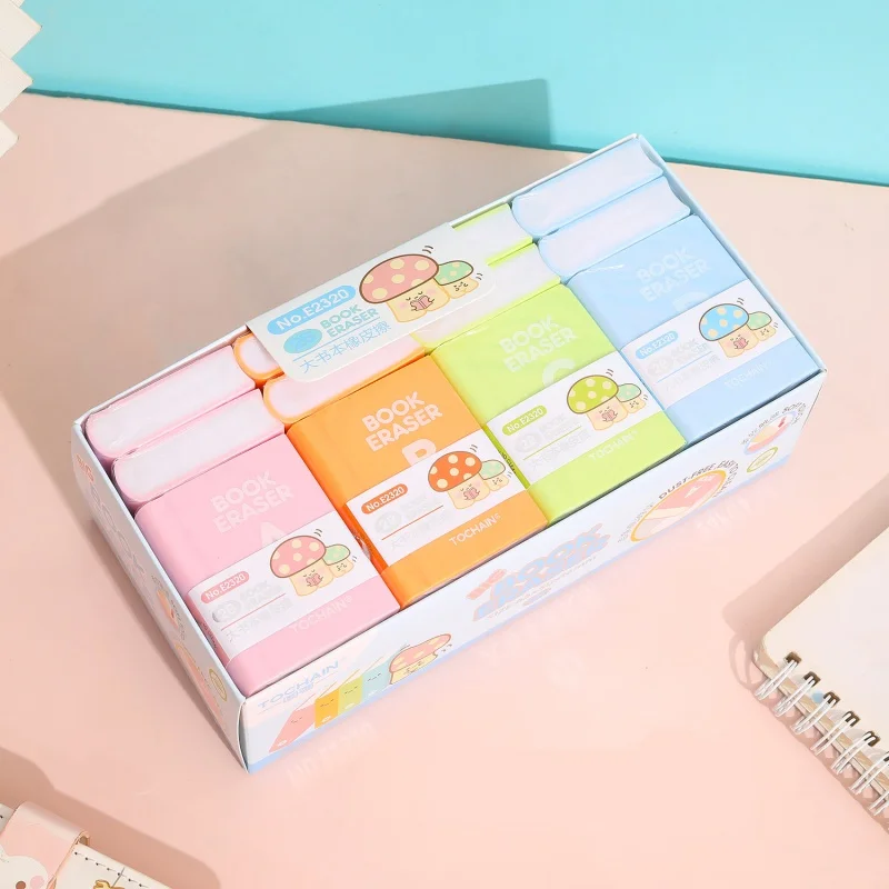Creative Simulation Textbook Eraser Cute Cartoon Color Book Student Stationery