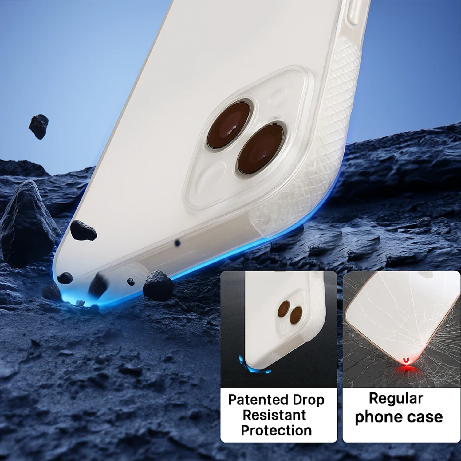 20pcs Black Transparent Tape Mobile Phone Case Anti-Slip Stickers Side Protection Game Handle Mouse Wear-Resistant Protection