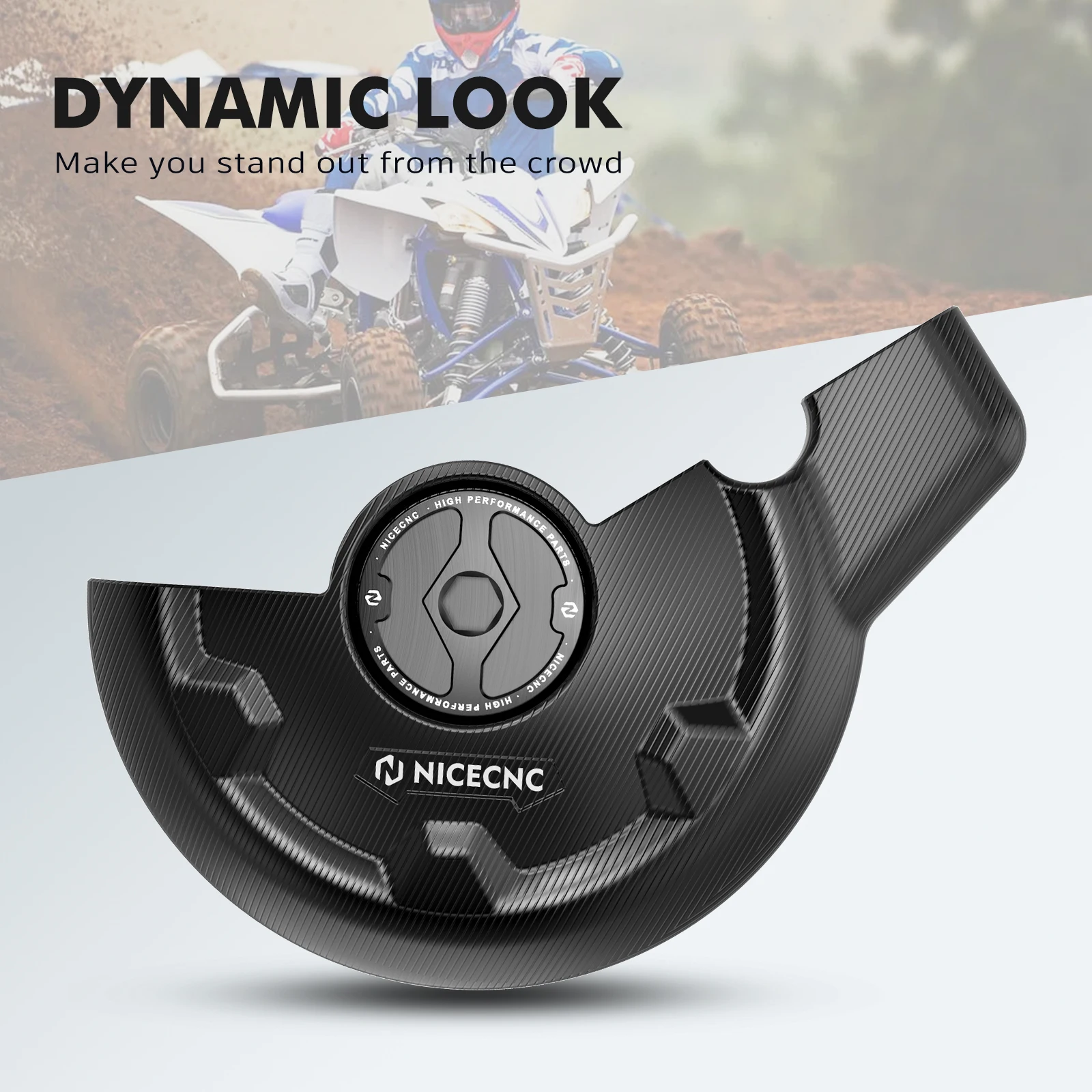 For Yamaha Raptor 700R ATV Crankcase Cover Engine Timing Plug 700 YFM700RSP 50th Anniversary Edition 2006 Aluminum Alloy