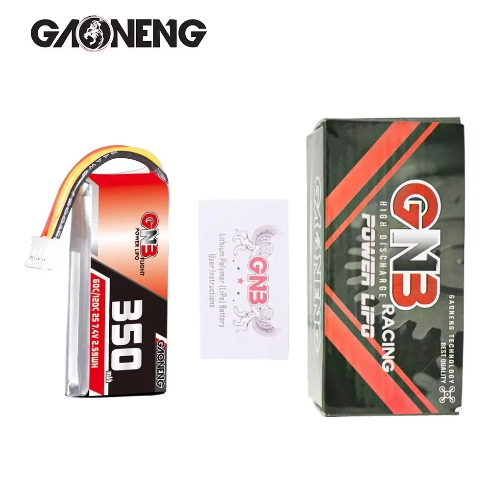 GNB 350mAh 2S 7.4V 60C battery  for 1/28 remote control drift mosquito car