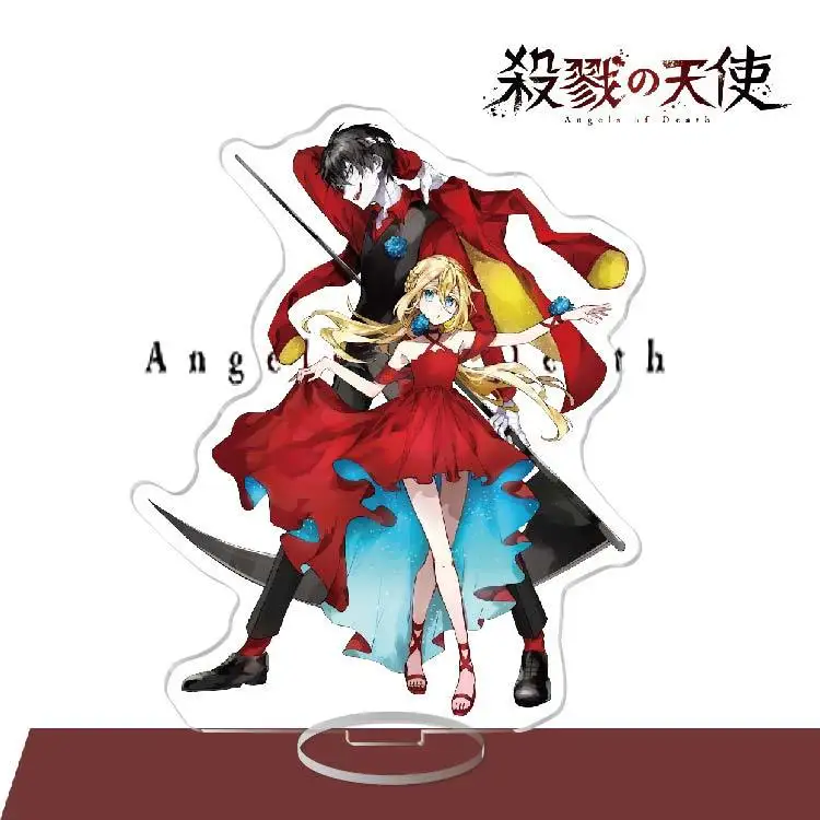 Anime Angels of Death Acrylic Stand Action Figure Desk Decor  Rachel Isaac Foster Stand Model Toy Gift