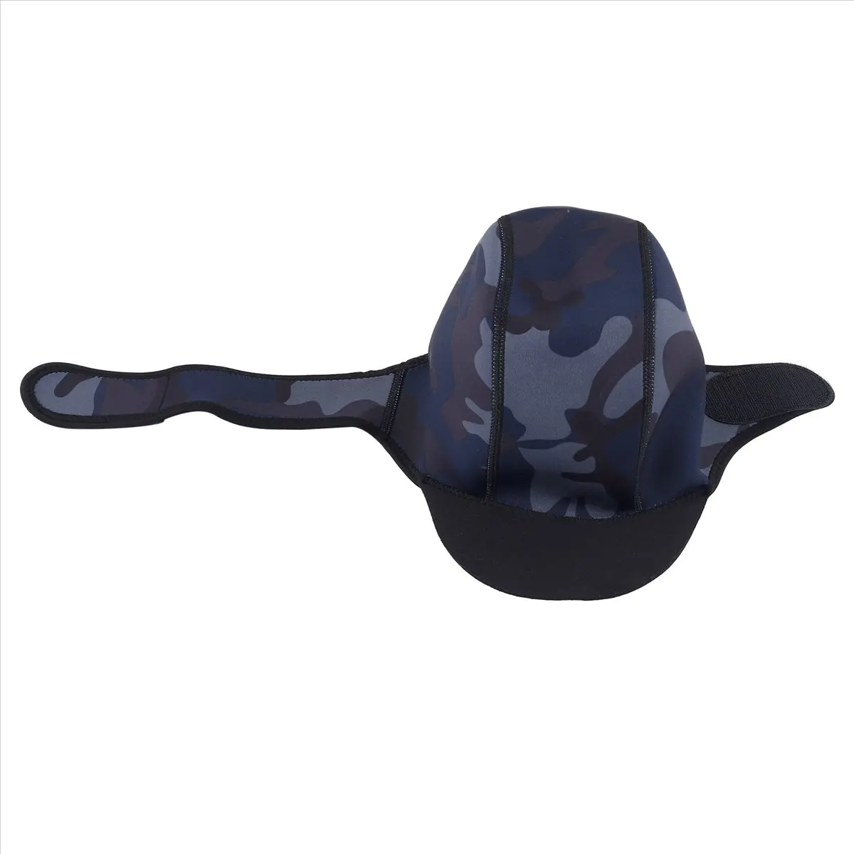 【CYBER MONDAY】2MM Neoprene Surf Beanie Swim Cap with Chin Strap Adjustable Quick-Drying Diving Cap for Swimming Surfing