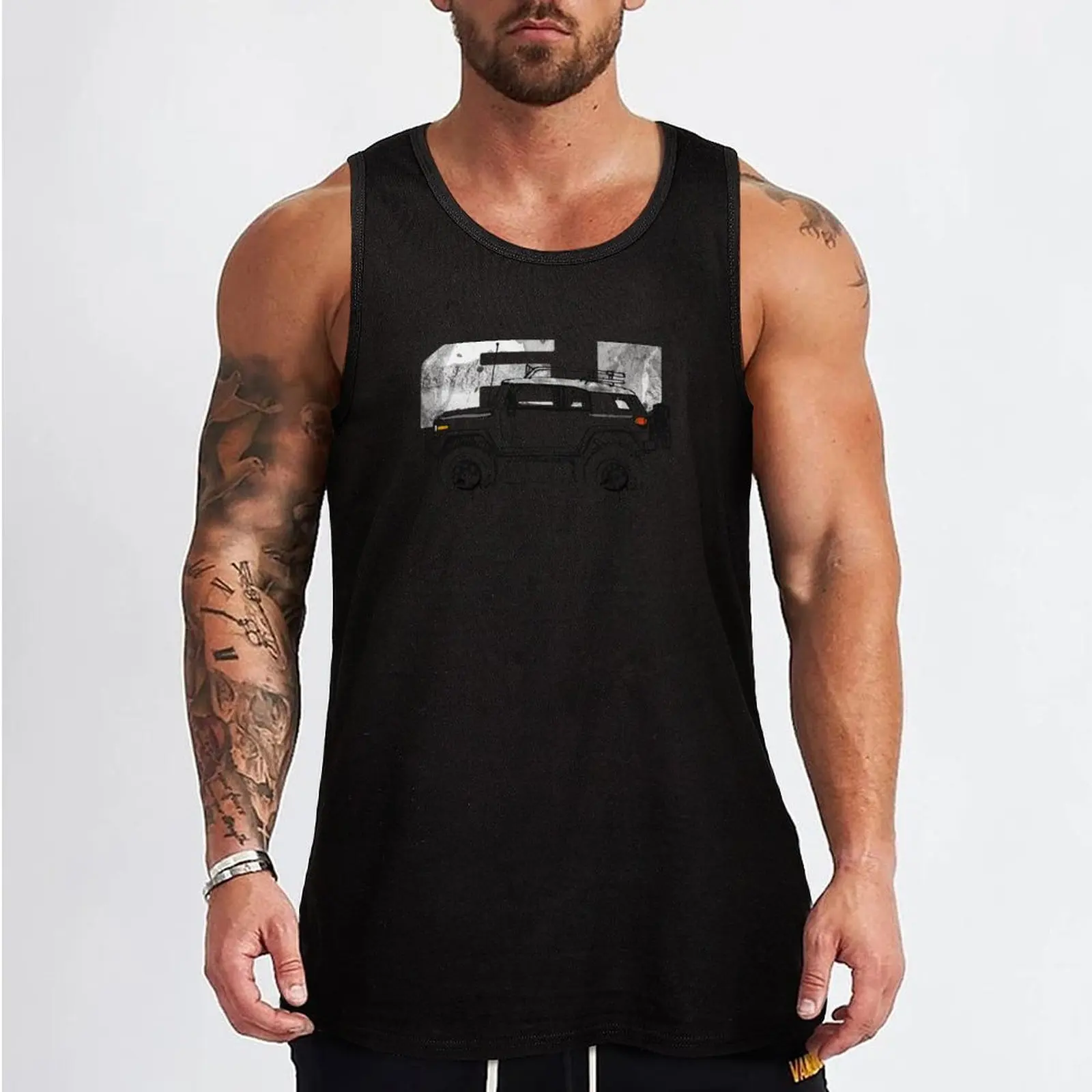 FJ CRUISER Tank Top summer t-shirts man t-shirts for Men's gym Man gym clothes