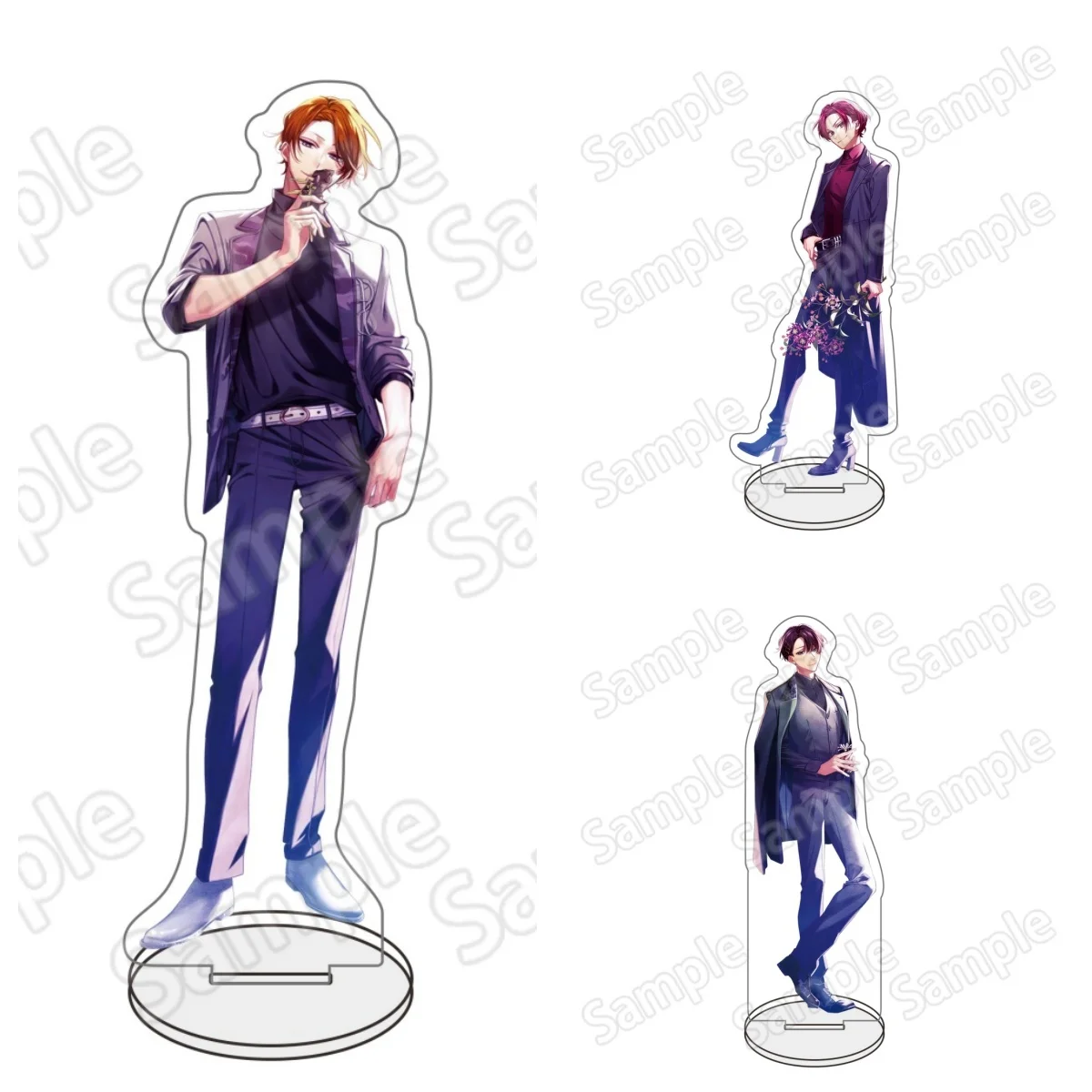 Sasaki and Miyano 15cm Acrylic Stand keychain Shuumei Sasaki Yoshikazu Miyano Taiga Hirano Akira Kagiura Gonsaburou Tashiro