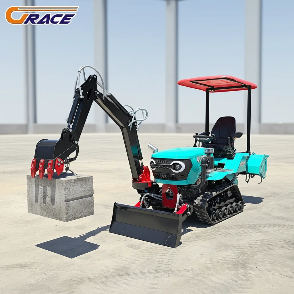 

Customize High Efficiency Crawler Tractor With Bulldozer Breaker Hammer Attachment