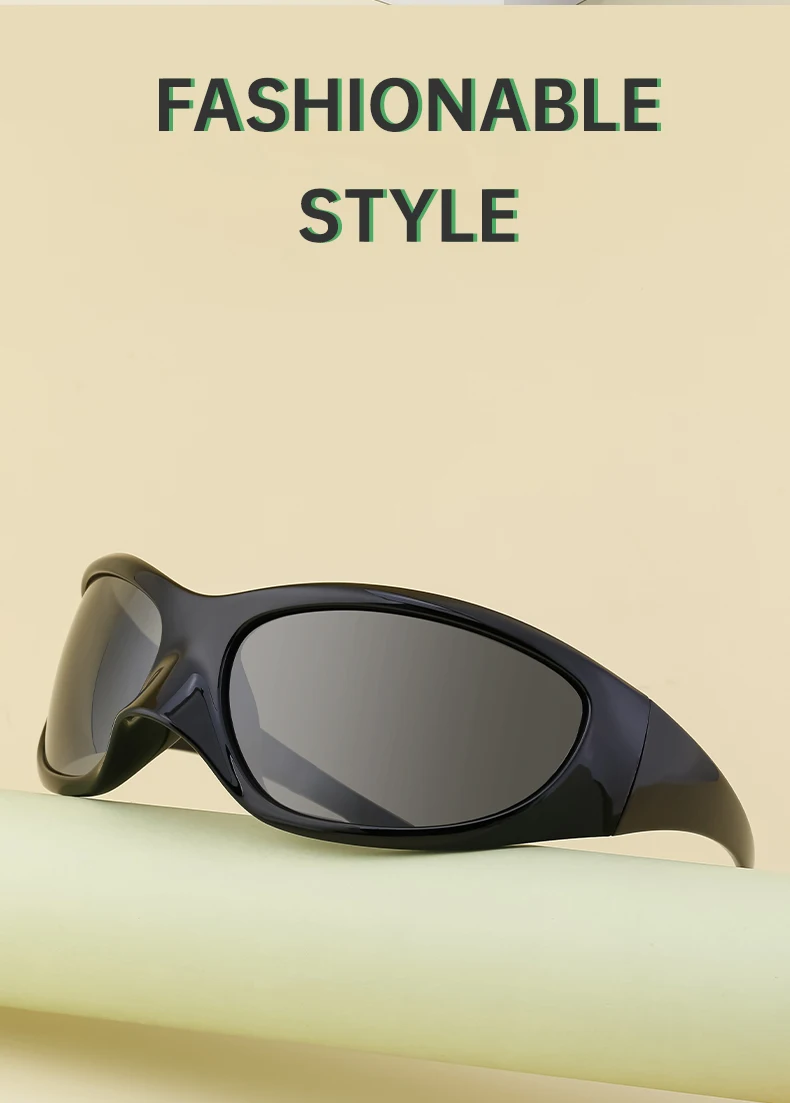 Y2K Punk Katzenaugen-Sonnenbrille für Damen und Herren 2026 Luxusmarke Trendige Sonnenbrillen Vintage Übergroße Steampunk-Brille Gafas De Sol – Detail 6