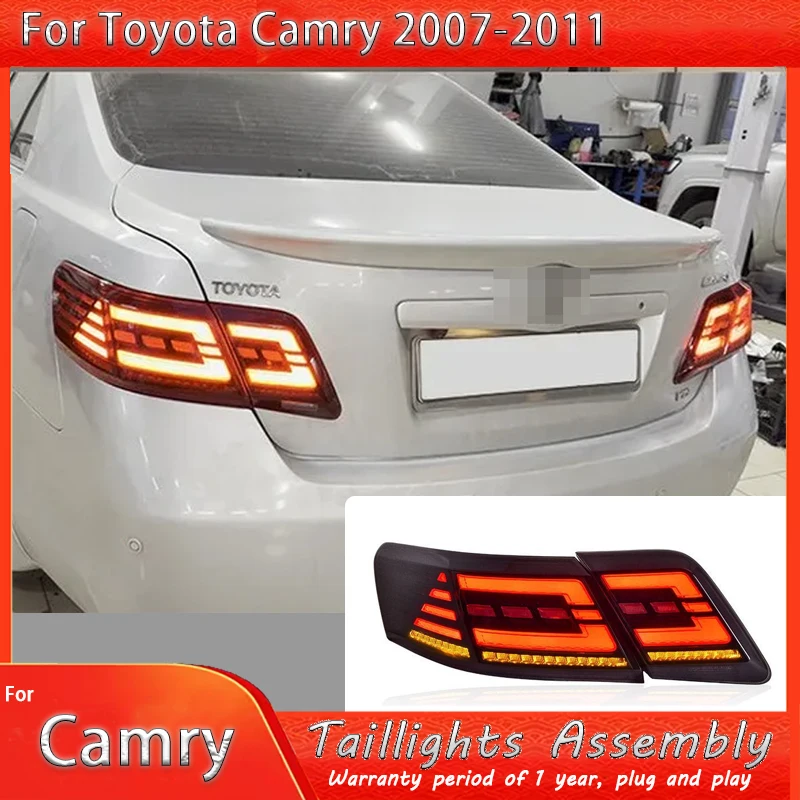 

LED Car Taillights Assembly For Toyota Camry 6th 2007-2011 Auto Back Lamps Upgrade Dynamic Flashing Signal Light Accessories