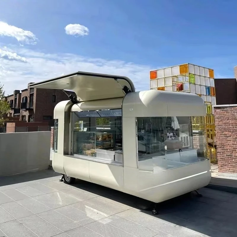 Street Concession Trailer for Popcorn Custom Fully Equipped Food Truck Mobile Catering Restaurant Reliable Food Trailer