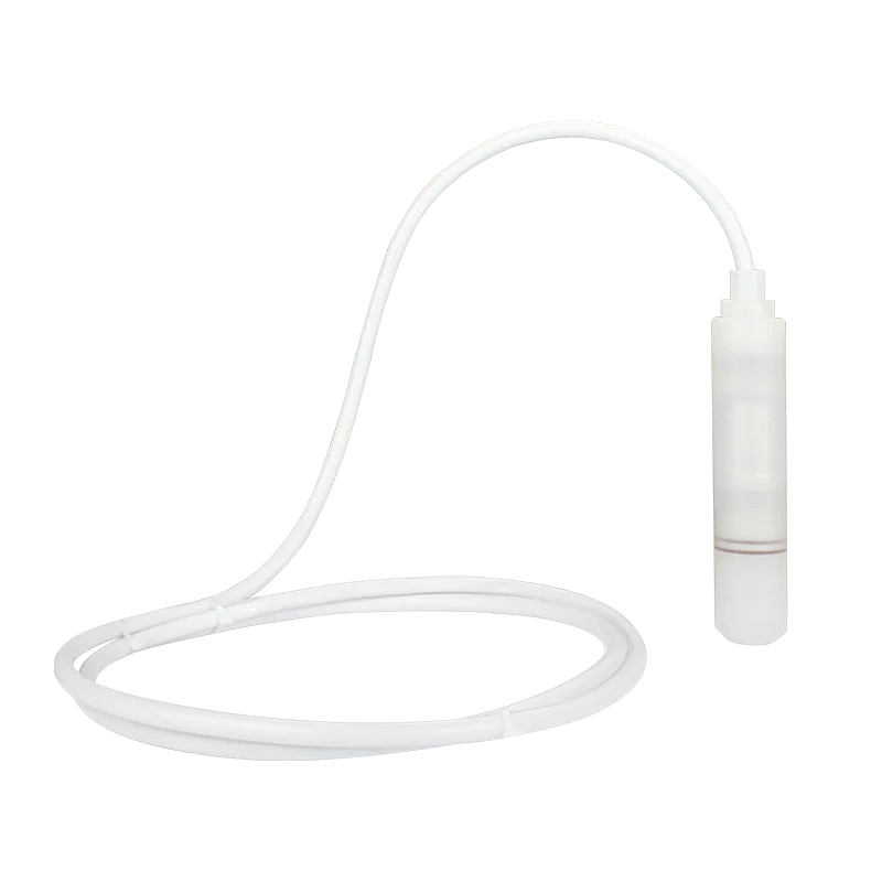 4-20mA PTFE Anti Corrosive Level Sensor Liquid Level Transducer for Seawater acid and alkali liquids DC12-36V