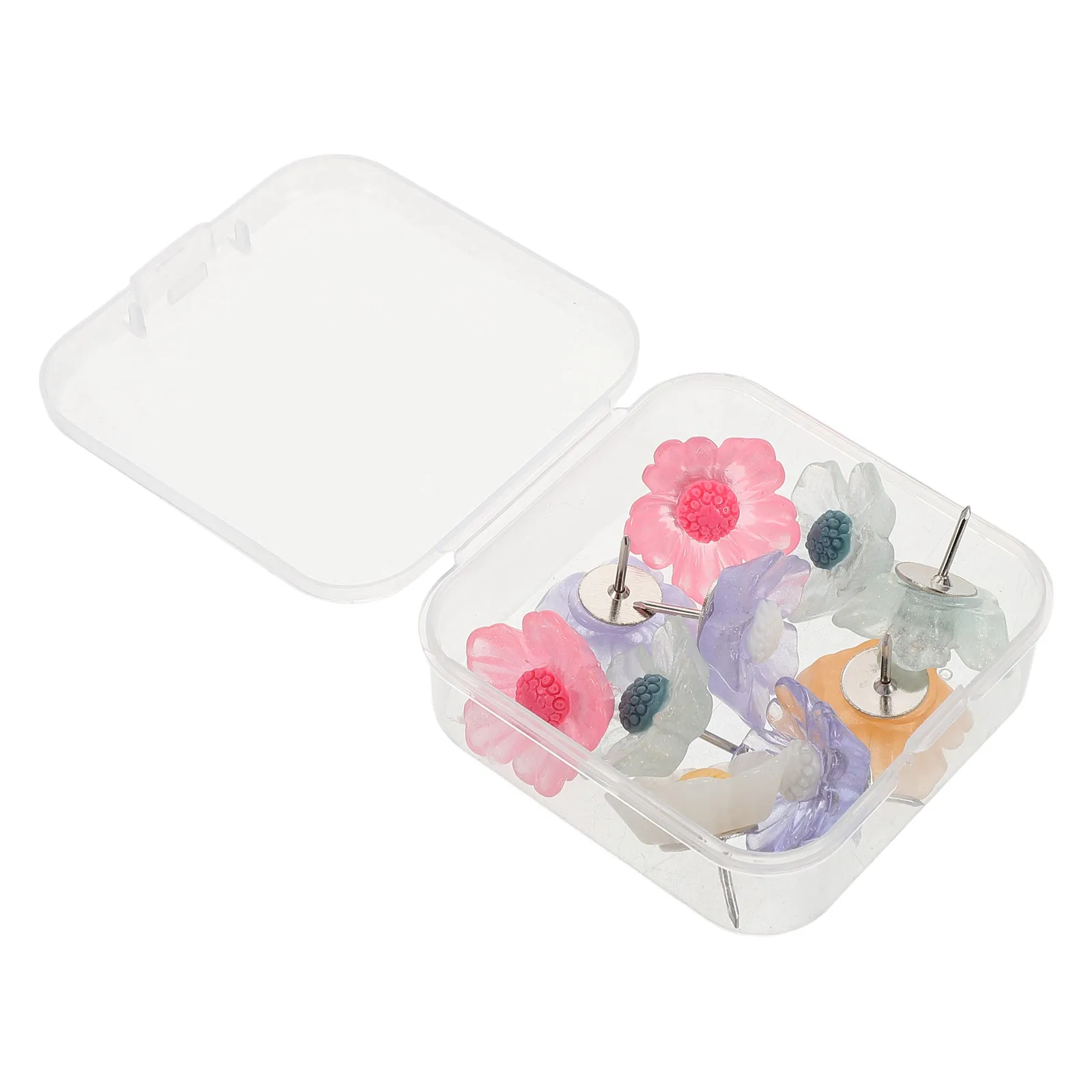 

10 PCS Flower Pin Aesthetic Push Pins Thumb Tacks Bulletin Board Decor Corkboard Decorative Decors