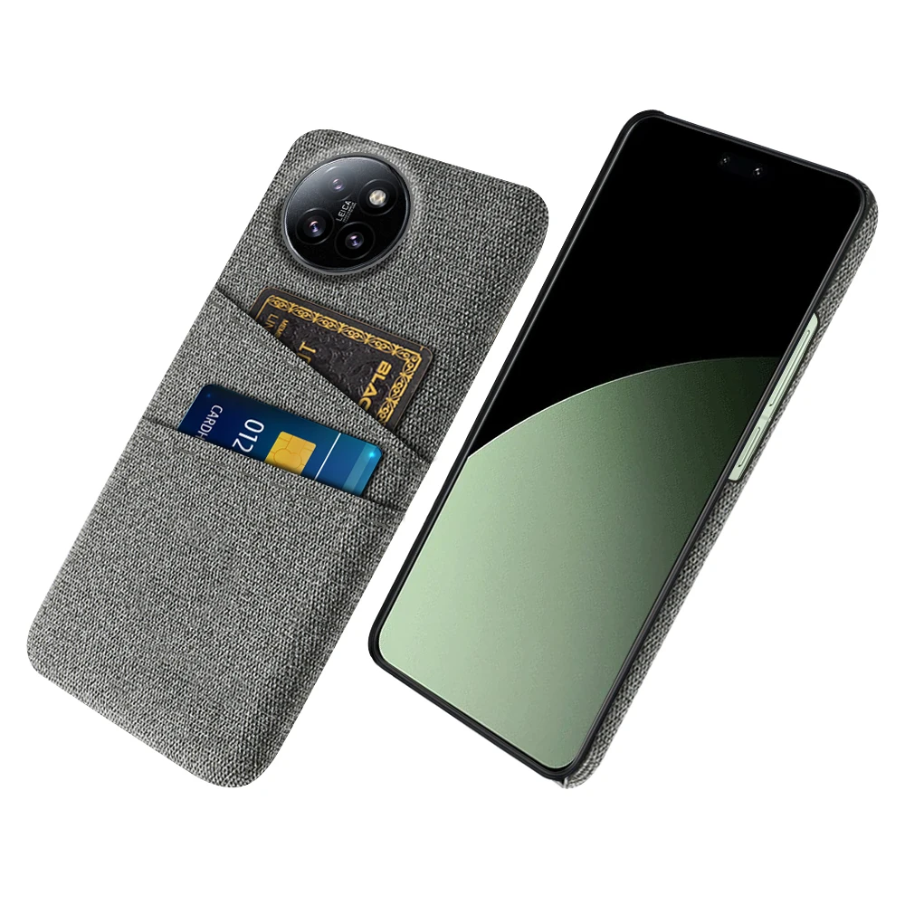 

For Xiaomi Civi 4 Pro Case Luxury Fabric Dual Card Cover For Xiaomi Civi4 Pro Civi 4pro 5G 6.55" Phone Case Capa Funda Coque