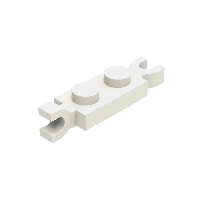 MOC 10PCS DIY High-Tech 63868W Special 1x2 Double Ended Board Building Blocks Set Cross Fork 2 Holes Plate Part Particle Toys