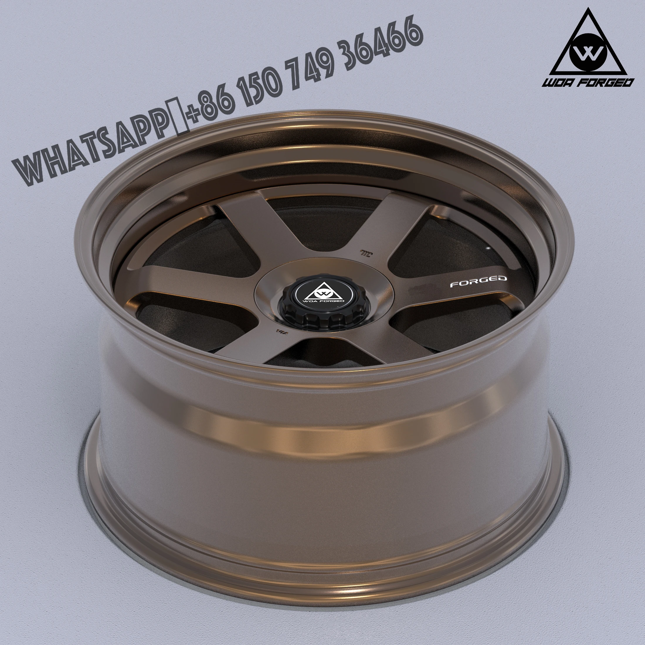 

New Brushed Bronzing Forged Wheels Toss up the Competitive Style Custom High Quality 19 20 21 22 23 for TE37