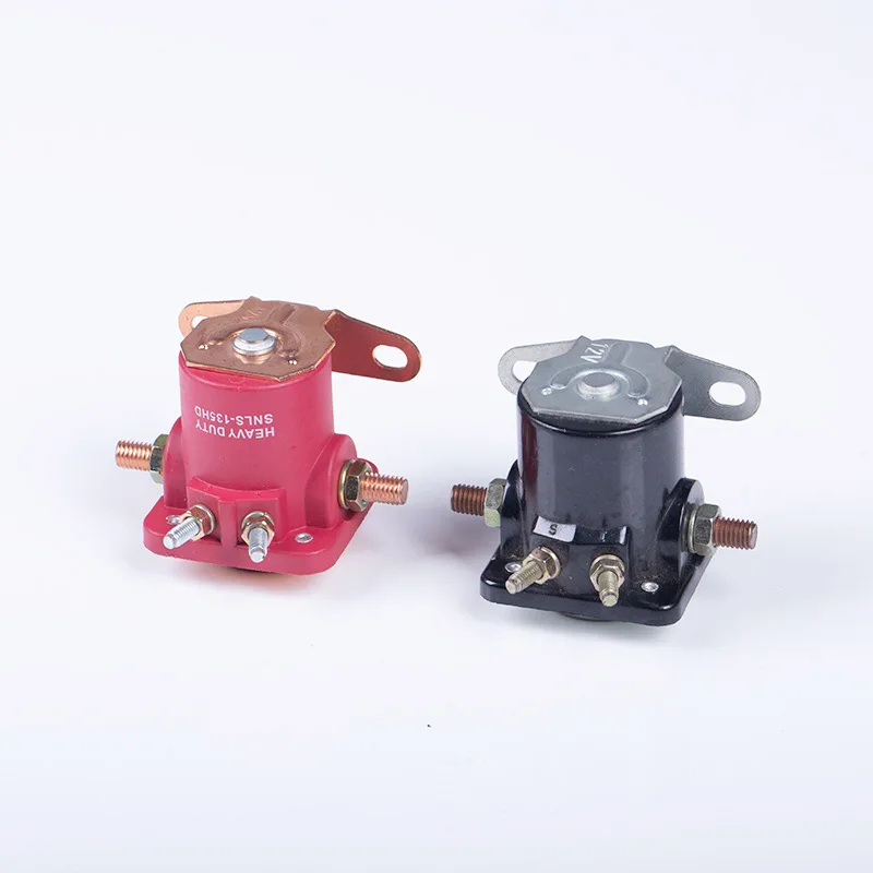 

2Pcs Sw-3 Heavy Duty Starter Solenoid Relay, 12V Metal 4 Terminal Hot Rod Starter Solenoid Relay Fit for Lincoln, for Ford