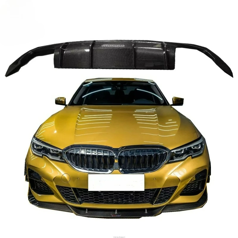

Для BMW 3 серии G20 330I 325I: Комплект обвеса, передний сплиттер, задний диффузор, боковые пороги, накладки на бампер