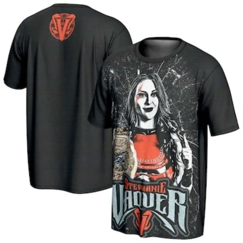 Stephanie Vaquer Merch 2026 Unisex T-shirt Men Short Sleeve Tops fashion Tee Clothes Causal Y2K Tops