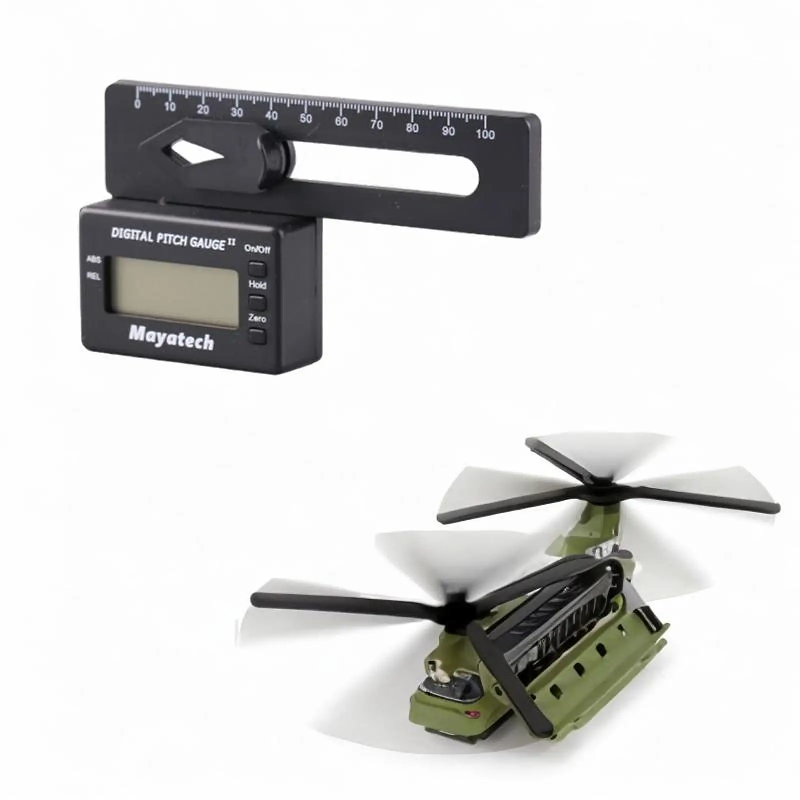 Elektroniczny cyfrowy miernik kąta nachylenia do helikopterów RC, odłączany przyrząd pomiarowy